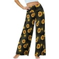 thumbnail image 2 of Women's Stretchy Wide Leg Palazzo Lounge Pants Casual Comfy High Waist Palazzo Pants, 2 of 11