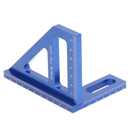 

Angle Measuring Ruler Exquisitely Crafted Multipurpose Efficient Measurement Layout Miter Gauge For Round Material