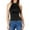 C-Black427, variant on DHFJKG Women Crop Tank Top Sexy Halter High Neck Silk Satin Camisole Summer Sleeveless Tshirt Office Lady Stylish Tops