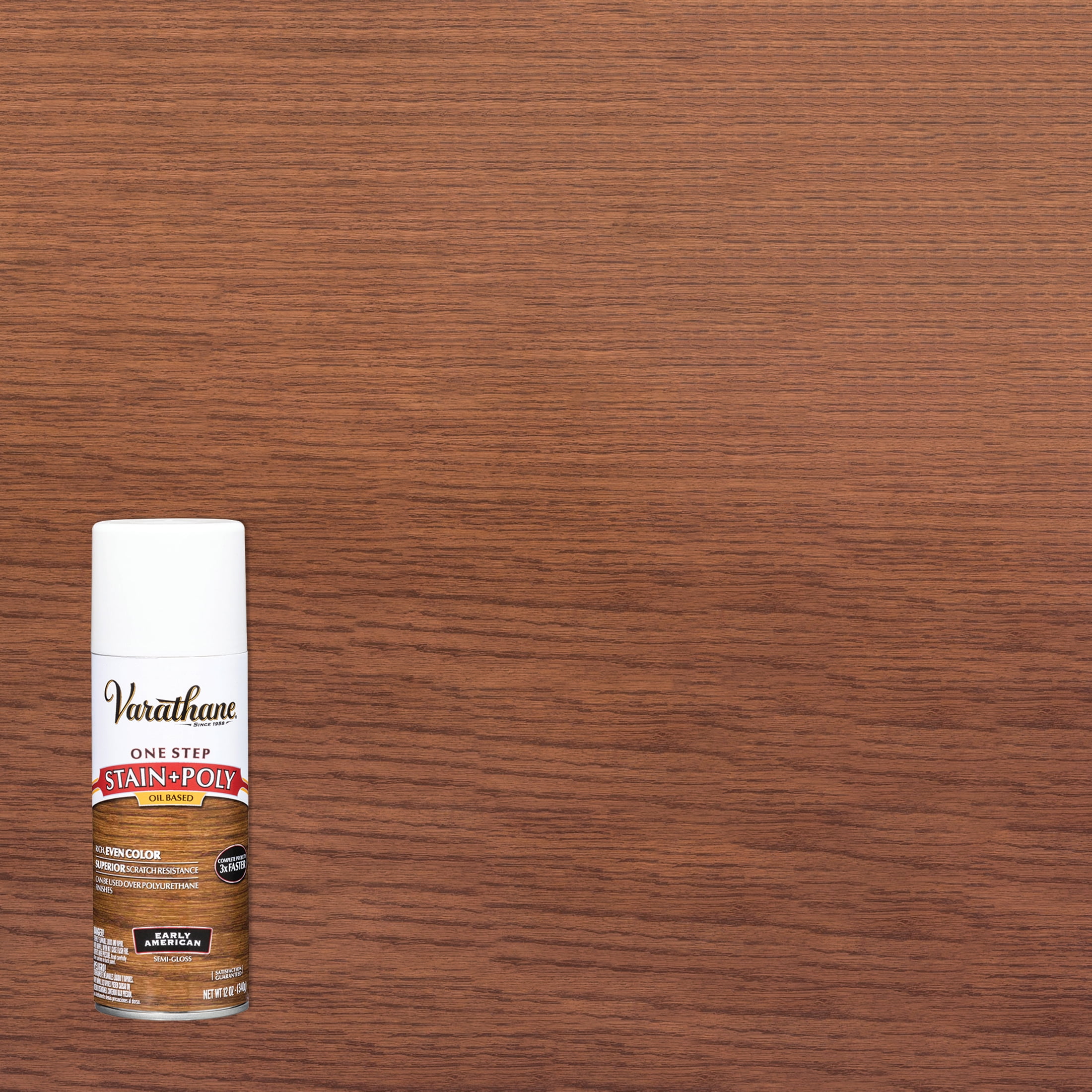 Early American, Varathane Stain + Polyurethane OilBased, SemiGloss
