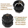 thumbnail image 2 of 1/2 Fine Leakproof Brass Ibc Tank Fittings - Ibc Tank Adapter Ibc Tank Valve For S60x6 Water Storage Tank Tap, 2 of 5
