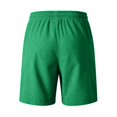 thumbnail image 5 of Satingcolo Men's Casual Shorts Summer Beach Vacation Trunks Elastic Waist With Two Pockets Classic Fit Lightweight Athletic Shorts Green L, 5 of 6