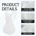 thumbnail image 3 of Aspire Retro Ruffle Apron, Adjustable Kitchen Cooking Apron for Girls, Vintage Baking Apron, Kid's Maid Costume, 3 of 7