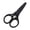 Black, variant on Mini Scissors Transparent Ergonomic Handle Small Sharp Stainless Steel Blade Portable Compact Scissors for Art Work