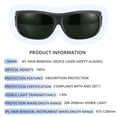 thumbnail image 3 of Gafas de seguridad láser IPL LPSAFP con protección de 200 nm-2000 nm, 3 of 6