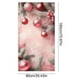 thumbnail image 3 of Souew Christmas Door Cover Banner, Christmas Ornaments 35 X 71 Inch Christmas Door Cover Day Door and Wall Decoration Festival Decoration Xmas Crafts for Christmasholiday Weddinghome Decorations, 3 of 6