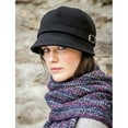 thumbnail image 5 of Ladies Black Flapper Hat Made By Mucros Weavers, 5 of 5