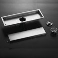 thumbnail image 1 of Invisible floor drain made of 304 stainless steel/with rectangular deodorizing and insect proof floor drain, 1 of 4