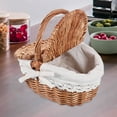 thumbnail image 5 of Niceauty Decorative Light Brown Woven Basket for Storage and Picnic Fruit Organizer, 5 of 5