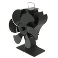thumbnail image 4 of Ventilador para chimenea, ventilador de estufa de 6 aspas, ventilador de estufa de calor, ventilador de estufa resistente y resistente, 4 of 8