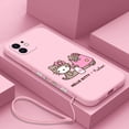 thumbnail image 2 of Sanrio-funda de teléfono con diseño de Hello Kitty para iPhone, carcasa bonita de gato pusheens para modelos 14, 13, 12, 11 Pro Max, Mini, X, XR, XS MAX, SE20, 8, 7 Plus, 6, 6S Plus zhangmengya LED, 2 of 2