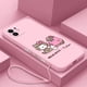 thumbnail image 2 of Sanrio-funda de teléfono con diseño de Hello Kitty para iPhone, carcasa bonita de gato pusheens para modelos 14, 13, 12, 11 Pro Max, Mini, X, XR, XS MAX, SE20, 8, 7 Plus, 6, 6S Plus zhangmengya LED, 2 of 2