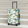 thumbnail image 5 of Uemuo Watercolor Leaves Printed Washable Luggage Cover - Fashion Suitcase Protector Fits 18-32 Inch Luggage -, 5 of 9