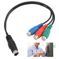 thumbnail image 4 of Sound Adapter Cable, Explosion Proof Free Bending 0.9ft S Video 7 Pin Male To 3RCA Female Cable  For TV, 4 of 8