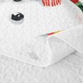 thumbnail image 5 of Manfei Bright Pink Christmas Quilt Full,Happy Xmas Full Bedspread Sets,3-Piece,1 Coverlet and 2 Pillowcases, 5 of 7