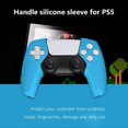 thumbnail image 4 of Protector De La Piel Funda protectora de silicona suave Gamepad para tapas de agarre de pulgar PS5 (azul), 4 of 6
