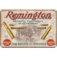 thumbnail image 1 of Placa Metal Vintage Instrumento Remington Pintura Hierro Rectangular 40x30cm, 1 of 9
