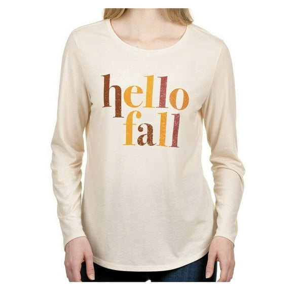 State of Mine Women's Harvest Collection Long Sleeve T-Shirt (Cream, S)