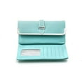 thumbnail image 2 of Women's Easy Reader Colorful Watch Matching with Perfect Colorful Wallet which Holds Smartphone, Credit Cards, Cash & Change Organized & Elegantly Impressive Gift Set- ST10038 Mint, 2 of 3
