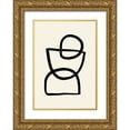 thumbnail image 1 of Uppsala Studio 24x32 Gold Ornate Wood Framed with Double Matting Museum Art Print Titled - Shape 04, 1 of 4