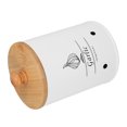 thumbnail image 3 of Garlic Storage Container with Lid Onion Holder Metal White 1Pack for Restaurants, 3 of 6