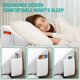 thumbnail image 3 of Almohada en forma de cuña Vekkia Cal, tamaño king, con relleno de huecos, color blanco, 3 of 6