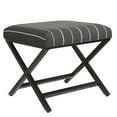 thumbnail image 1 of HomePop K7401-F2237 ottoman, Charcol, 1 of 2