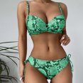 thumbnail image 1 of TIMIFIS Bikini pour Femmes Maillot de Bain Deux Pièces Taille Basse, 1 of 7