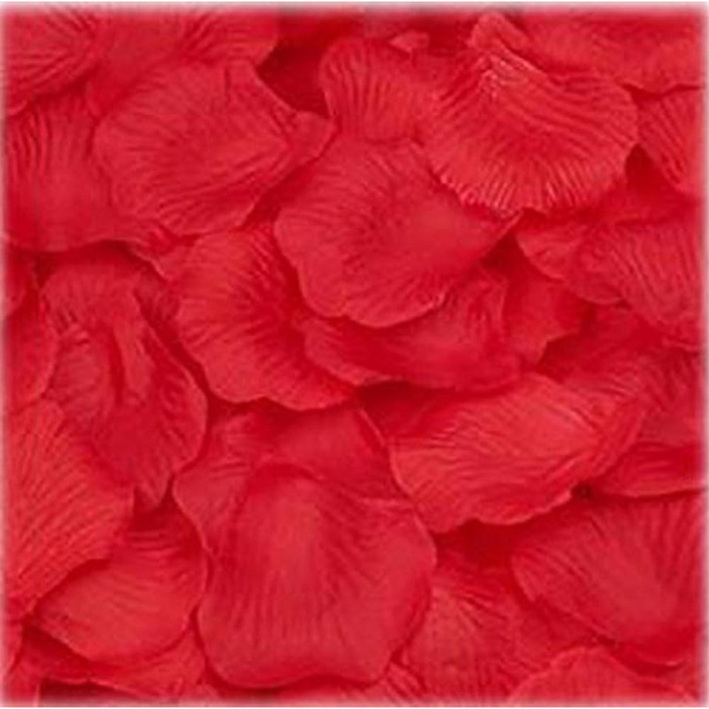 100pc Gole Rose Flower Petals for Wedding Bridal Artificial Fake Home Decoration 
