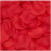 100 Pcs Artificial Silk Rose Petals,Fake Roses Petal Faux Flowers, Rose Petals For Wedding,Artificial Roses Petals For Valentines, Proposal, Anniversary, Wedding Love Party Decorations,Red