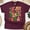 Maroon, variant on In My Holly Jolly Nurse Era T-Shirt | Cute Retro Nurse Graphic Tee, Maroon, Size XL