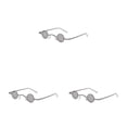 thumbnail image 4 of ZheElen Cadre Rond Classique en Métal Rétro pour Style Tendance Confort Style 6 3Ensemble, 4 of 6
