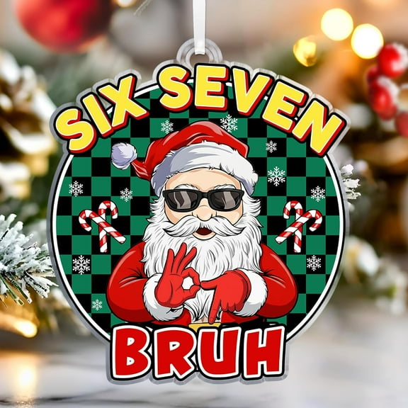 67 Christmas Ornament 2025-6 7 Gag Gift for Teens, Kids, and Friends - Funny Meme Ornaments for Tree - Trendy Teen Christmas Ornament, Funny White Elephant Gift Six Seven Exchange Decor 2025 undefin