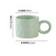 thumbnail image 5 of Taza de café Yuarrent Cerámica HA081210-02 Verde claro, 5 of 6