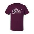 thumbnail image 2 of Wild Bobby, Yay Sports Do the Things Get the Points Father's Day Men's Tee, Maroon, Small, 2 of 6