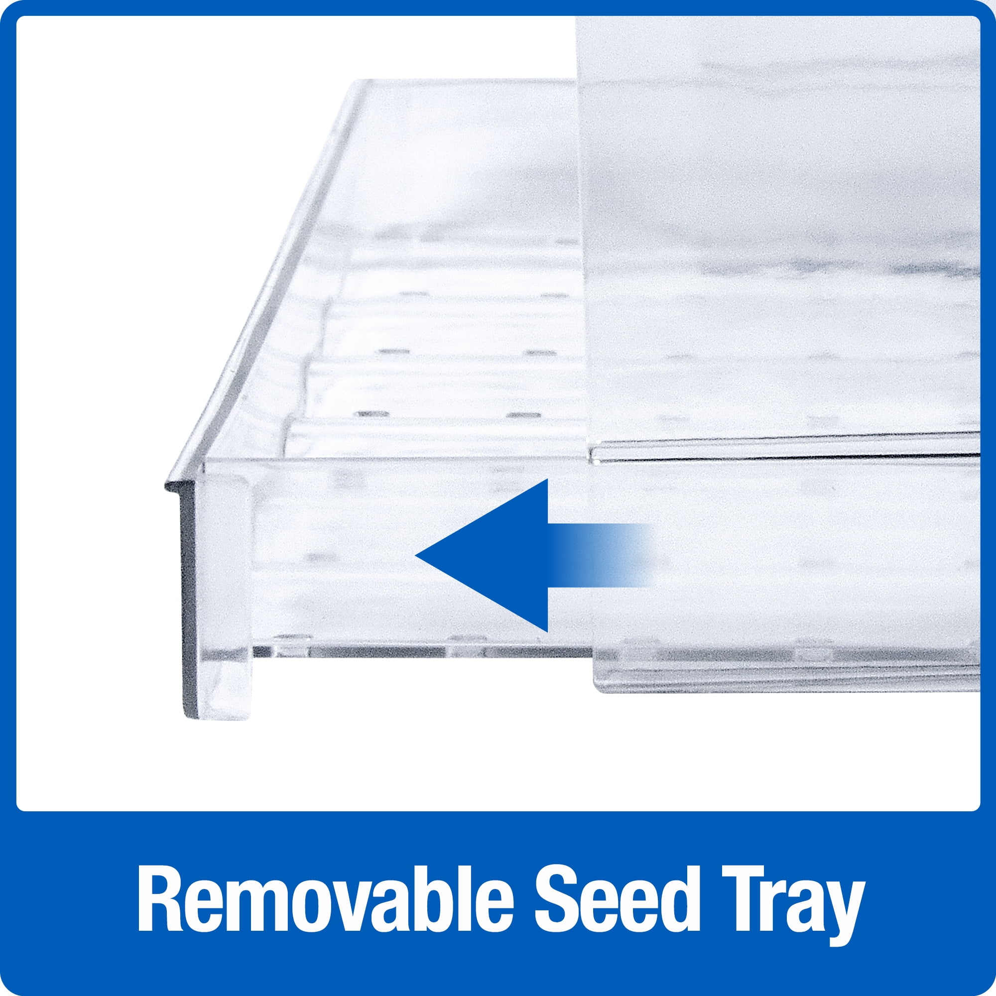 Nature's Way Clear View Window Bird Feeder WIN-3 - Crack-Resistant, Removable Tray - Single Piece