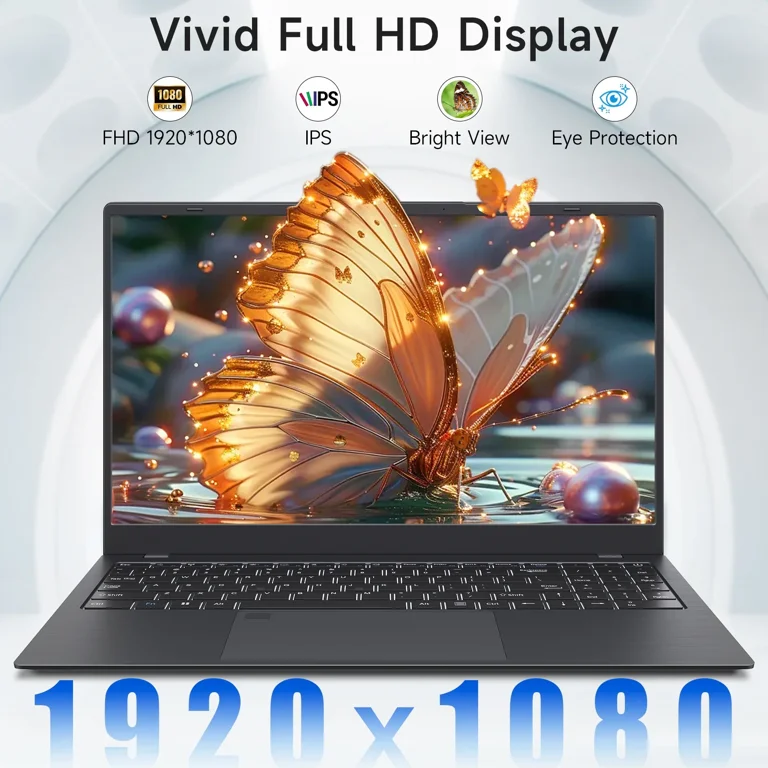 Laptop 15.6 FHD Gaming Laptop, AMD Ryzen 7 5825U, 16GB RAM, 1TB
