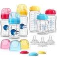 thumbnail image 1 of Set de Biberones de Vidrio Blue Gannet para Bebés 120ml-240ml Paquete de 6, 1 of 8