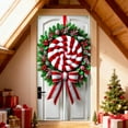 thumbnail image 6 of Festive Bow Door Curtain Decoration Hanging Cloth for Home Entrance Party Celebration Birthday Christmas Decor Multipurpose Courtyard Door Cover - 70.87 x 35.43 inches, 6 of 6