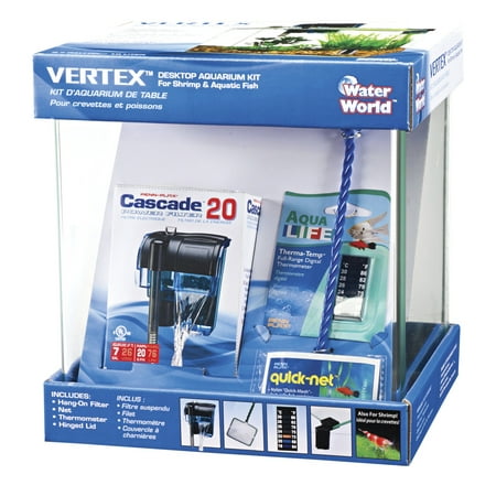 - Penn Plax Vertex 2.7-Gallon Aquarium