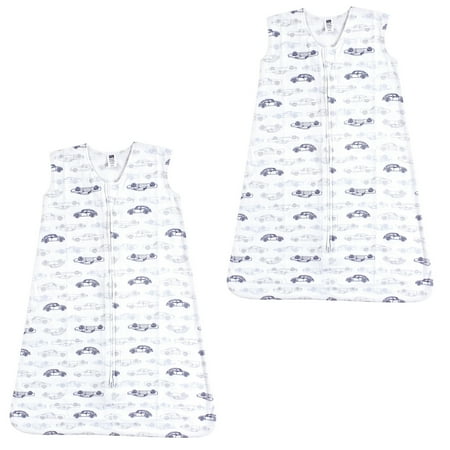 UPC: 0660168885613 | Hudson Baby Boy and Girl Jersey Cotton Sleeping Bag 2 Pack  Classic Cars  12-18 Months