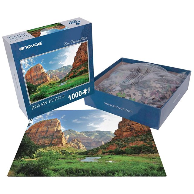 Rompecabezas 1000 Piezas Enovoe Zion National Park verde 27' X 20'