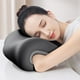 thumbnail image 5 of Almohada de cuello de espuma gris dual, almohada de apoyo para dormir, descanso en el escritorio y uso en el hogar, almohada de espuma de memoria de oficina para el cuello - 30*18*24cm, 5 of 6