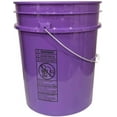 5 Gallon Purple Food Grade BPA Free, Made in USA, Plastic Bucket with
