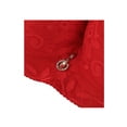 thumbnail image 4 of INSPIRE CHIC Women's Lace Front Full Coverage Push up Underwire Cami Bra Red 40 Fit 38C/D, 4 of 5