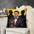 thumbnail image 3 of RodriFundas de almohada de terciopelo con tema, regalos de funda de almohada, decoración para el hogar, cojín de lanzar, regalo de cumpleaños para fans y parejas. 40*40cm., 3 of 6