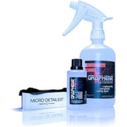 Micro Detailer Graphene Advanced Ceramic Paint Coating (60ml Kit), Up to 8 Years of Durability, with Free 18 oz. Graphene Maximizer Graphene/SiO2 Spray and Rinse/Wipe Booster Coating