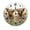 FFclock034, variant on ZXCXRQFa Red Wine Glass Leaf Grapes Wall Clocks Battery Operated 10 Inch Silent Non-Ticking Quiet Desk Clock Decor for Living Room Home Office School Kitchen