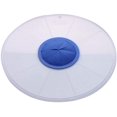thumbnail image 1 of IBAOLEA Silicone Cover Splash Cooking Guard Mixing Bowl Splatter Screen Baking Mixing Bowl Guard Covers Pots Shields(Blue + white), 1 of 6