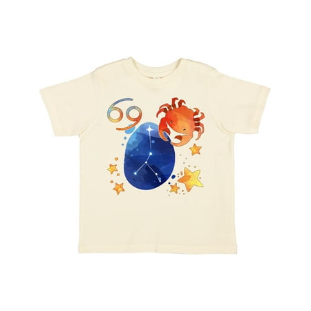 

Inktastic Cancer Crab Constellation Zodiac Sign Illustration Gift Toddler Boy or Toddler Girl T-Shirt